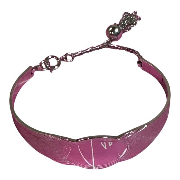 Vt JB Sterling Silver Engravable Engrave Blank Bangle Bracelet Safety Chain Oval - Picture 7 of 10